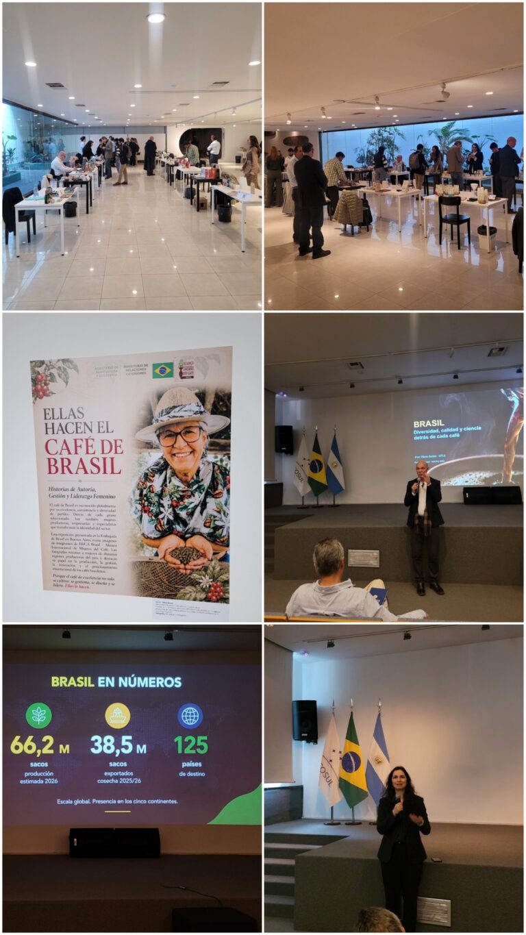 Feria Exigí buen Café, La Rural — stand de Brasil